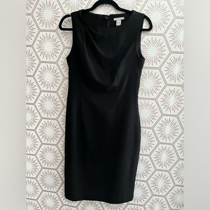 H&M Black layering sheath dress
